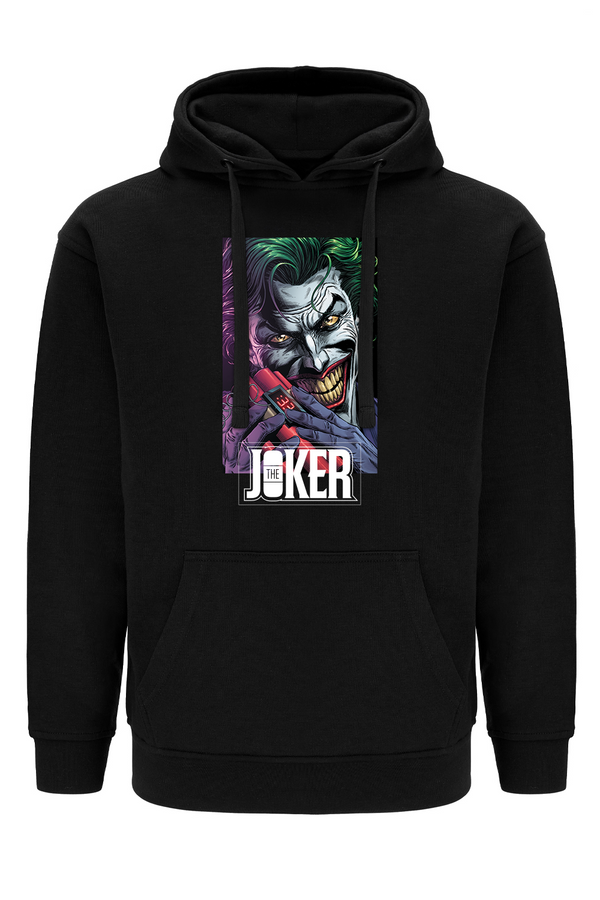 Bluza męska z kapturem Joker 020 DC Czarny