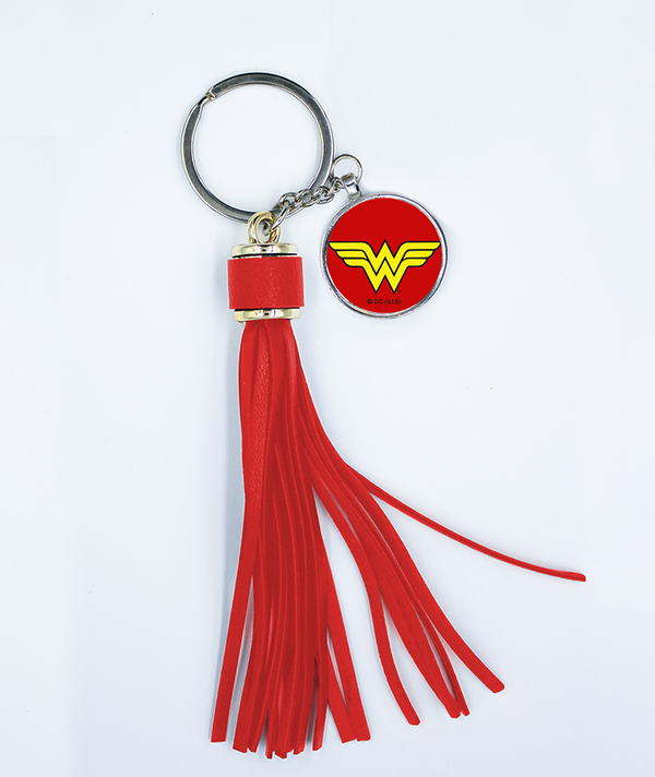 Brelok z długim chwostem Wonder Woman 002 DC Czerwony