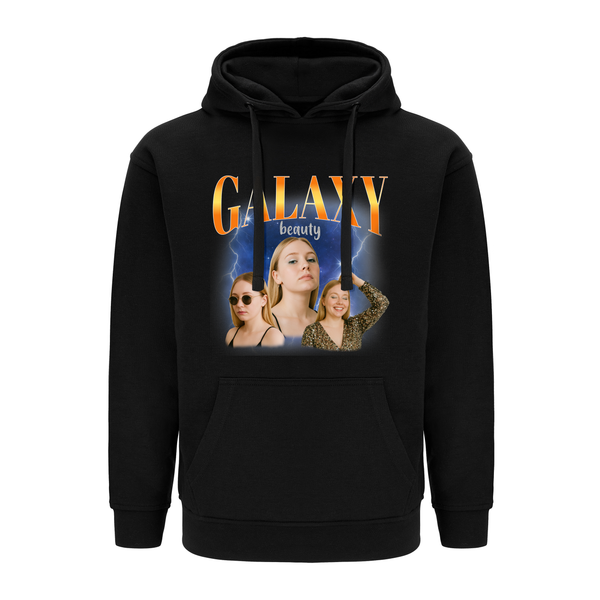Bluza męska z kapturem BOOTLEG - GALAXY Czarna M
