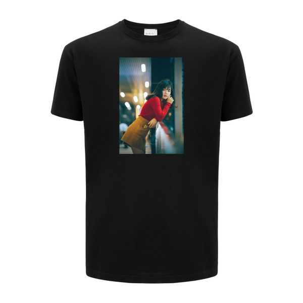 Koszulka personalizowana męska DOWOLNE ZDJĘCIE Czarna XL