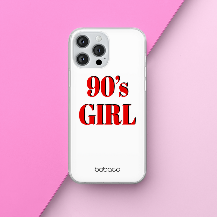 Etui 90's Girl 001 Babaco Nadruk pełny Biały - Babaco Store