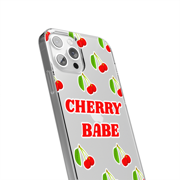 Etui 90's Girl 016 Babaco Nadruk częściowy Przeźroczysty - Babaco Store