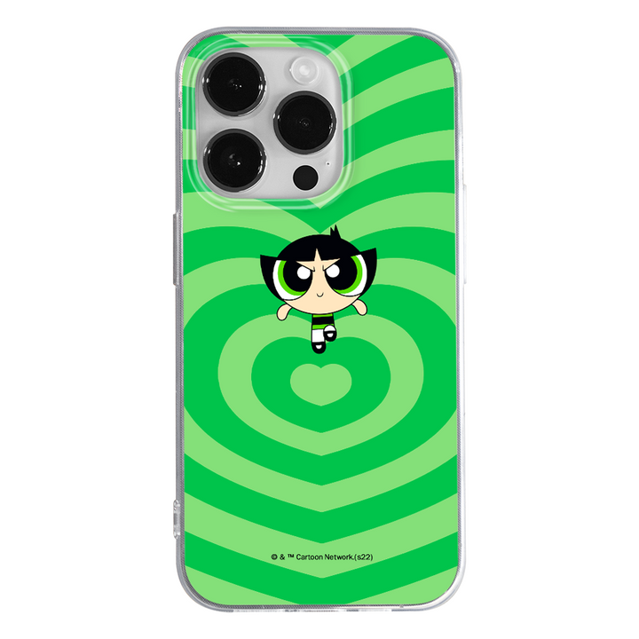 Etui Atomówki 005 The Powerpuff Girls Nadruk pełny Zielony - Babaco Store