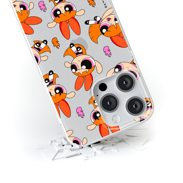 Etui Atomówki 007 The Powerpuff Girls Nadruk częściowy Przeźroczysty - Babaco Store