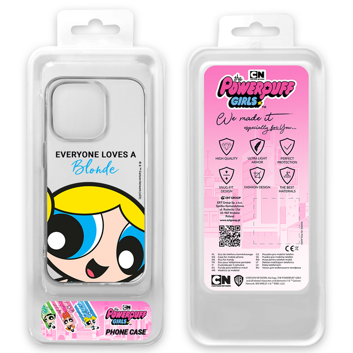 Etui Atomówki 012 The Powerpuff Girls Nadruk częściowy Przeźroczysty - Babaco Store