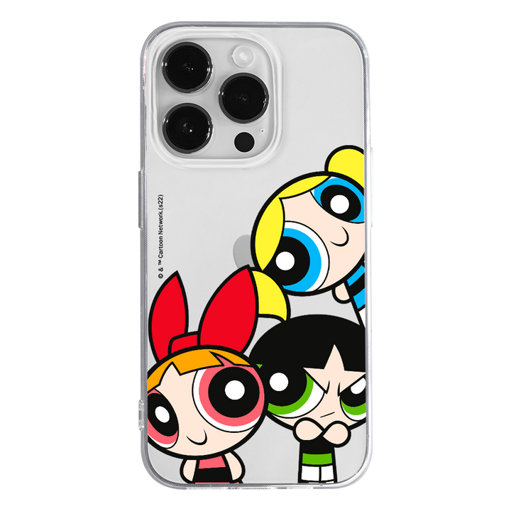 Etui Atomówki 015 The Powerpuff Girls Nadruk częściowy Przeźroczysty - Babaco Store