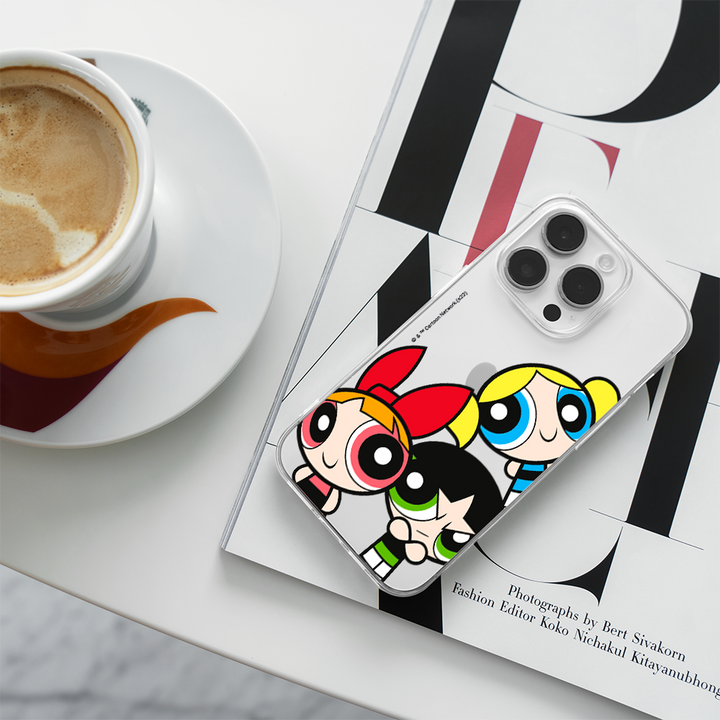 Etui Atomówki 015 The Powerpuff Girls Nadruk częściowy Przeźroczysty - Babaco Store