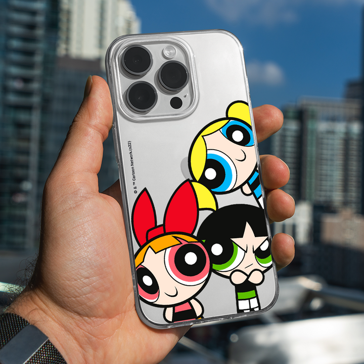 Etui Atomówki 015 The Powerpuff Girls Nadruk częściowy Przeźroczysty - Babaco Store