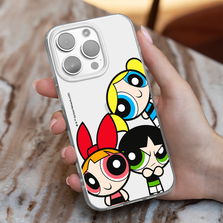 Etui Atomówki 015 The Powerpuff Girls Nadruk częściowy Przeźroczysty - Babaco Store