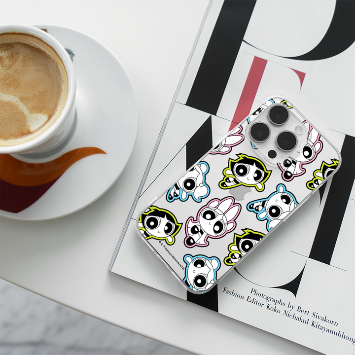 Etui Atomówki 022 The Powerpuff Girls Nadruk częściowy Przeźroczysty - Babaco Store