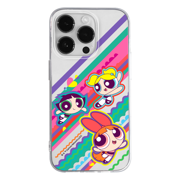 Etui Atomówki 026 The Powerpuff Girls Nadruk częściowy Przeźroczysty - Babaco Store