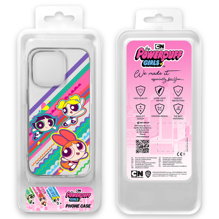 Etui Atomówki 026 The Powerpuff Girls Nadruk częściowy Przeźroczysty - Babaco Store