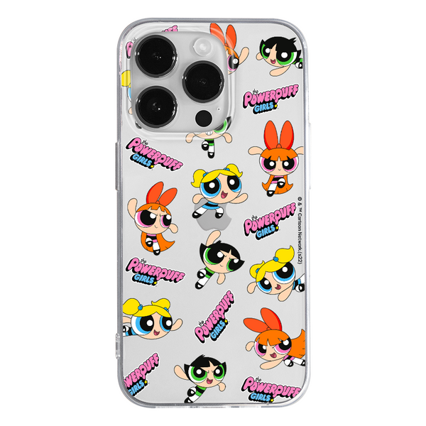 Etui Atomówki 028 The Powerpuff Girls Nadruk częściowy Przeźroczysty - Babaco Store