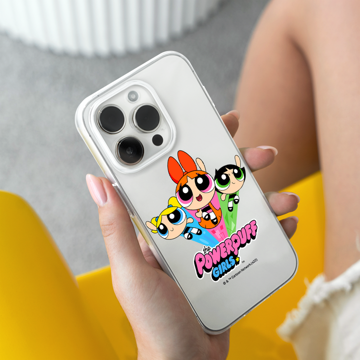 Etui Atomówki 029 The Powerpuff Girls Nadruk częściowy Przeźroczysty - Babaco Store