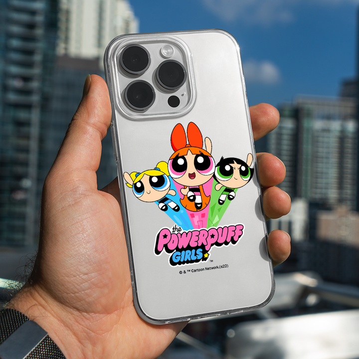 Etui Atomówki 029 The Powerpuff Girls Nadruk częściowy Przeźroczysty - Babaco Store