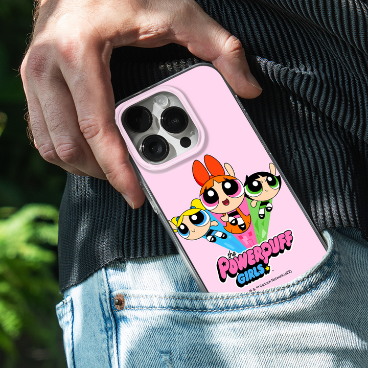 Etui Atomówki 029 The Powerpuff Girls Nadruk pełny Różowy - Babaco Store