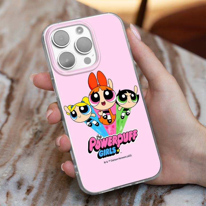 Etui Atomówki 029 The Powerpuff Girls Nadruk pełny Różowy - Babaco Store