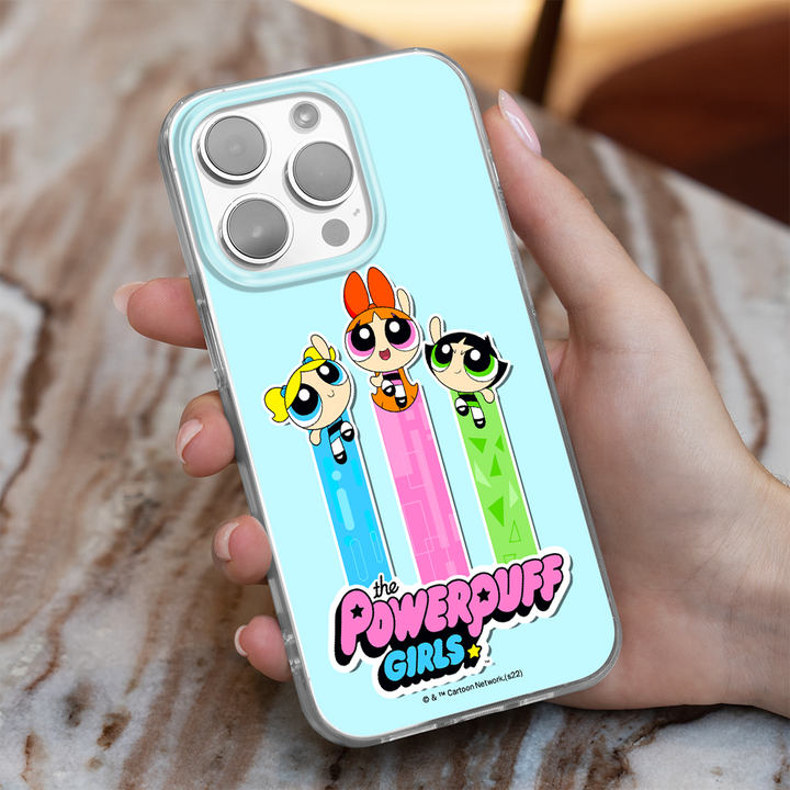 Etui Atomówki 030 The Powerpuff Girls Nadruk pełny Niebieski - Babaco Store