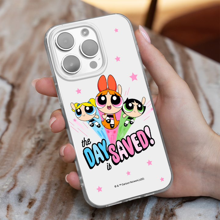 Etui Atomówki 031 The Powerpuff Girls Nadruk częściowy Przeźroczysty - Babaco Store