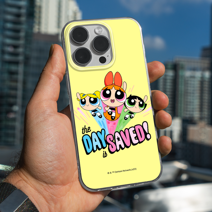 Etui Atomówki 031 The Powerpuff Girls Nadruk pełny Żółty - Babaco Store