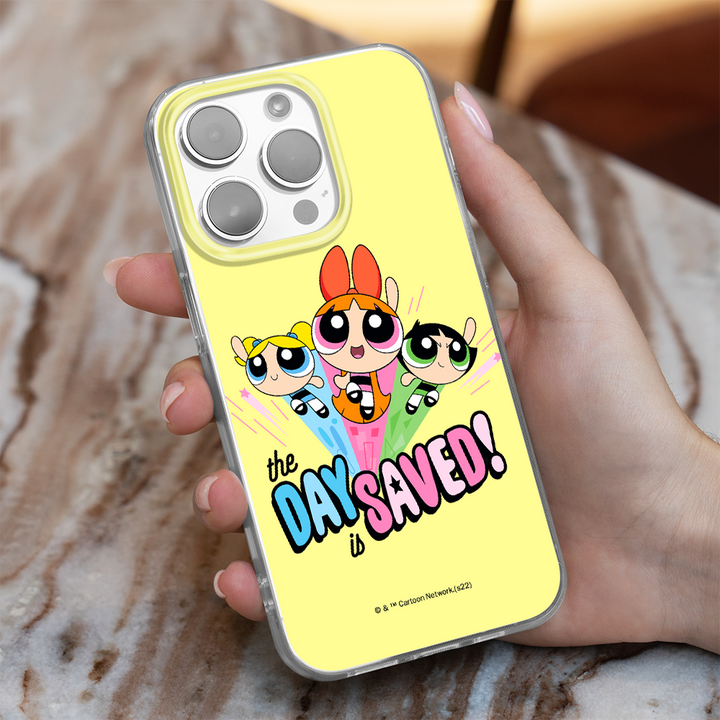 Etui Atomówki 031 The Powerpuff Girls Nadruk pełny Żółty - Babaco Store