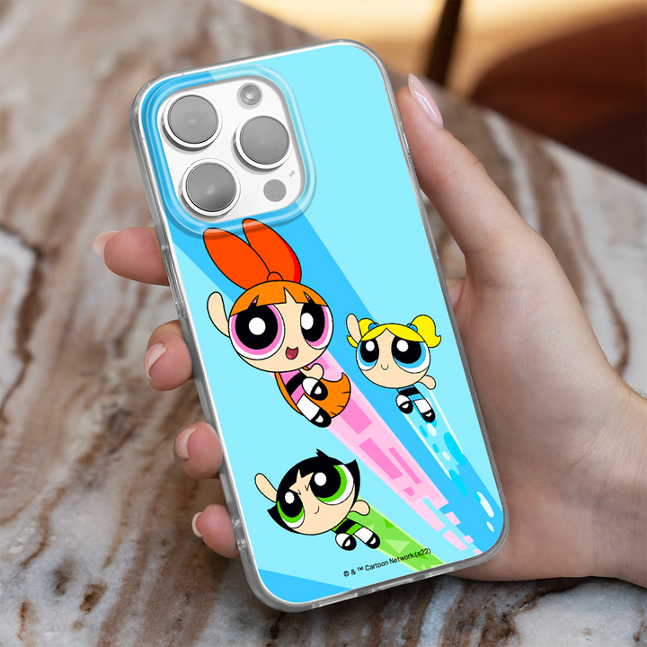 Etui Atomówki 032 The Powerpuff Girls Nadruk pełny Niebieski - Babaco Store