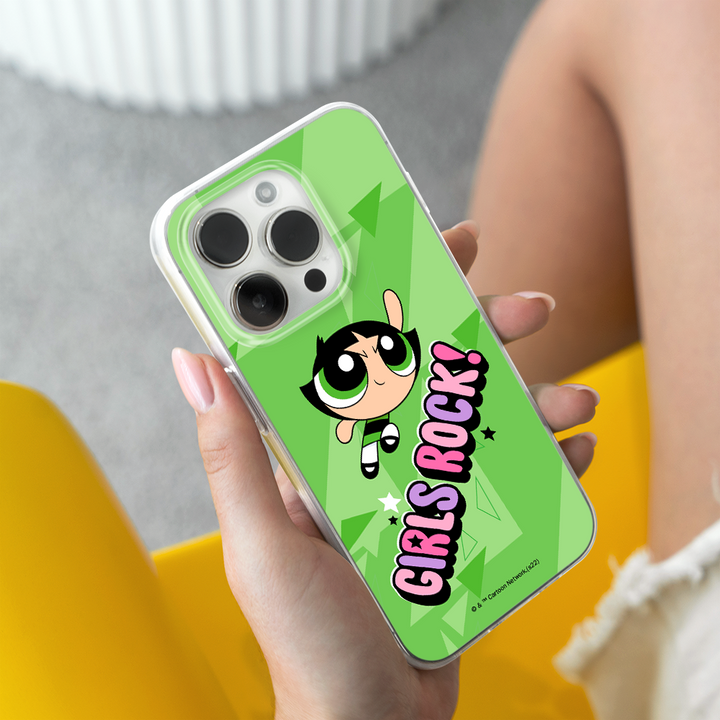 Etui Atomówki 046 The Powerpuff Girls Nadruk pełny Zielony - Babaco Store