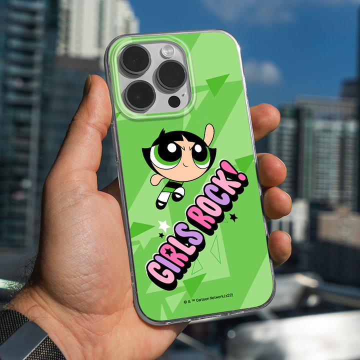 Etui Atomówki 046 The Powerpuff Girls Nadruk pełny Zielony - Babaco Store