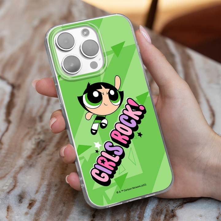 Etui Atomówki 046 The Powerpuff Girls Nadruk pełny Zielony - Babaco Store