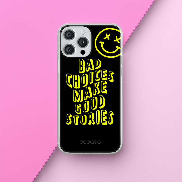 Etui Bad choices 002 Babaco Nadruk pełny Czarny - Babaco Store