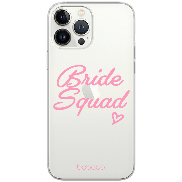 Etui Bride Squad 001 Wedding Babaco Nadruk częściowy Przeźroczysty