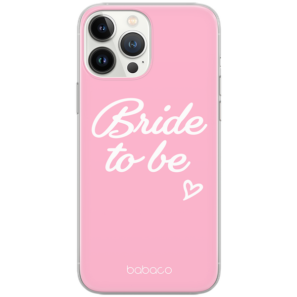 Etui Bride to be 001 Wedding Babaco Nadruk pełny Różowy