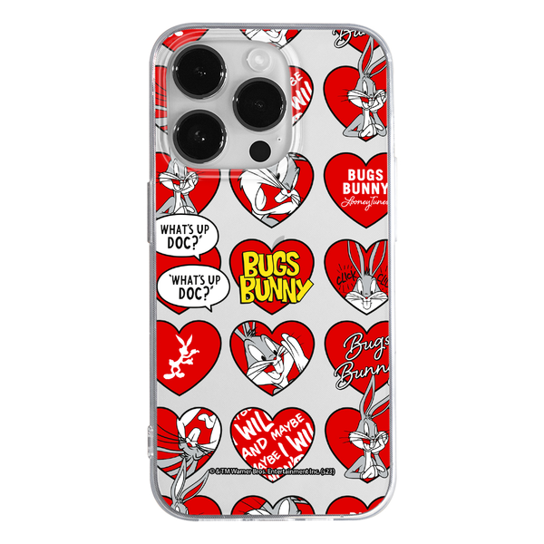 Etui Bugs 022 Looney Tunes Nadruk częściowy Przeźroczysty