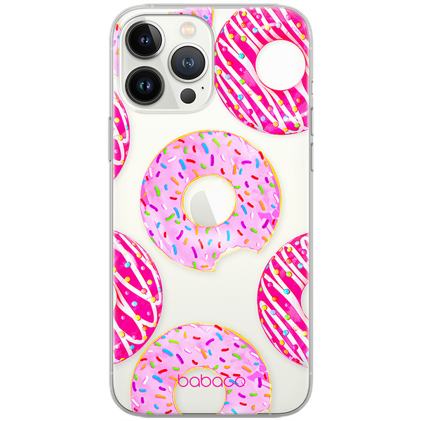 Etui Donut 002 Babaco Nadruk częściowy Przeźroczysty