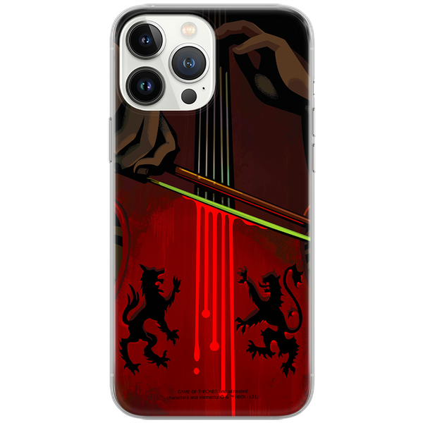 Etui Gra o Tron 005 Game of Thrones Nadruk pełny Czerwony