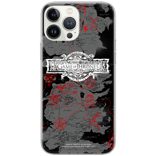 Etui Gra o Tron 010 Game of Thrones Nadruk pełny Szary