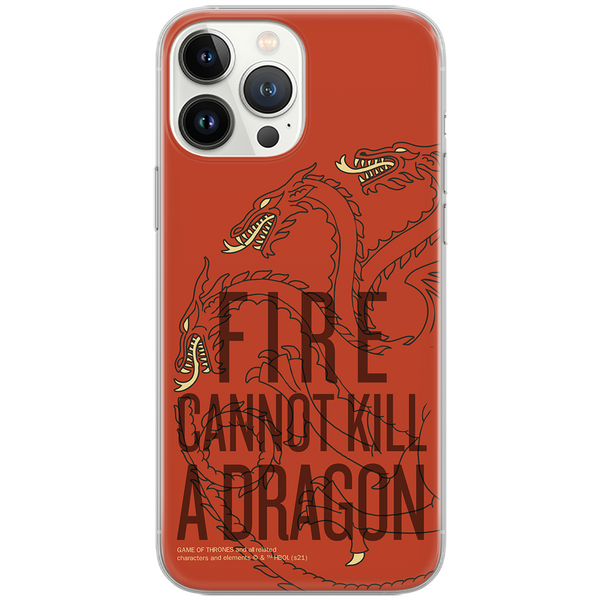 Etui Gra o Tron 015 Game of Thrones Nadruk pełny Czerwony