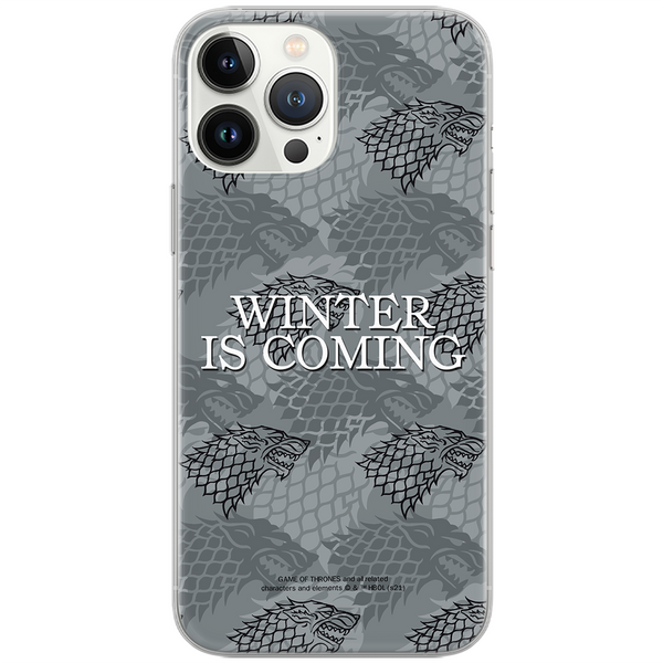 Etui Gra o Tron 019 Game of Thrones Nadruk pełny Szary