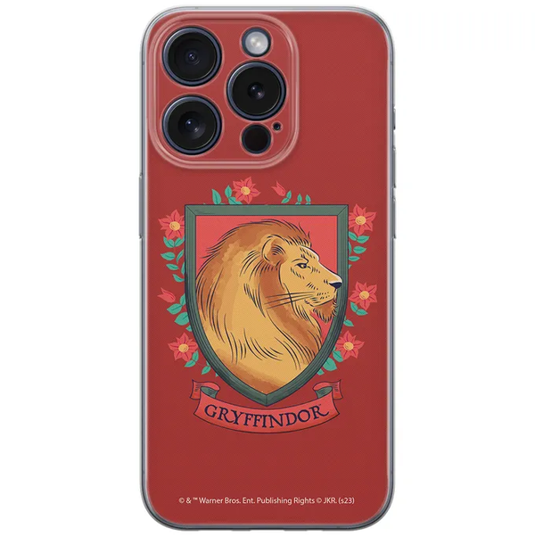 Etui Gryffindor 002 Harry Potter Nadruk pełny Czerwony