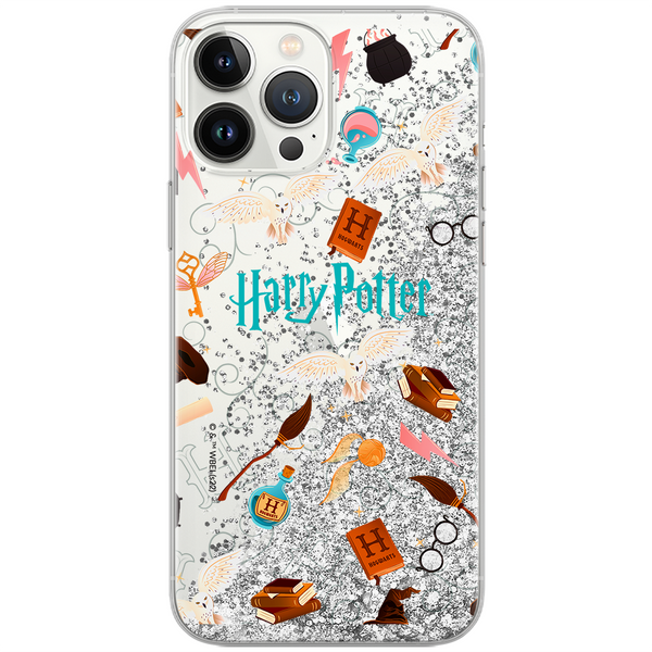 Etui Harry Potter 228 Harry Potter Płynny brokat Srebrny