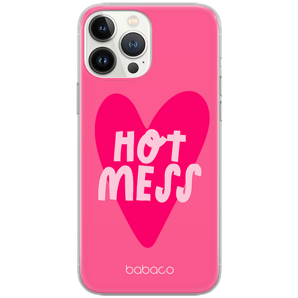 Etui Hot Mess 001 Babaco Nadruk pełny Różowy