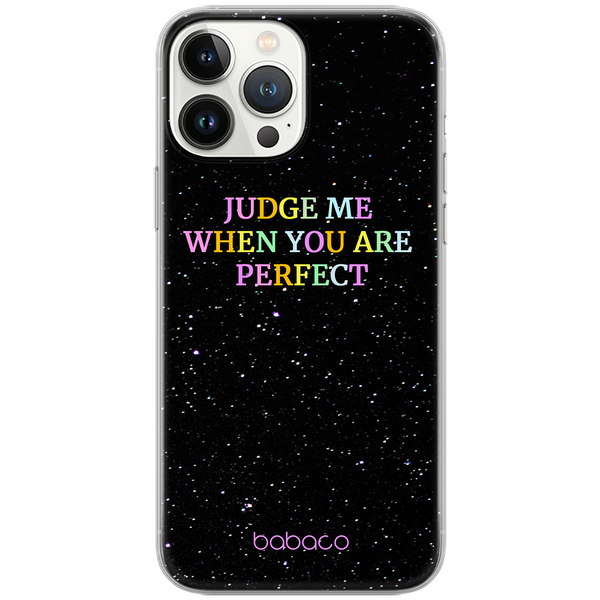 Etui Judge me 002 Babaco Nadruk pełny Czarny