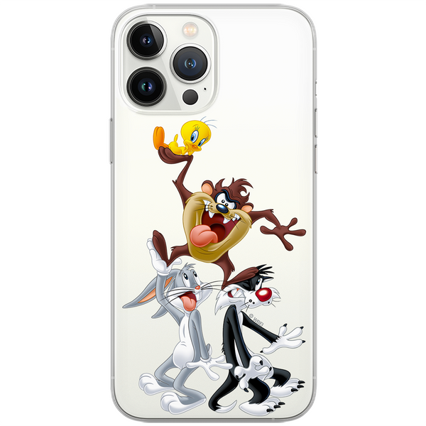 Etui Looney Tunes 001 Looney Tunes Nadruk częściowy Przeźroczysty