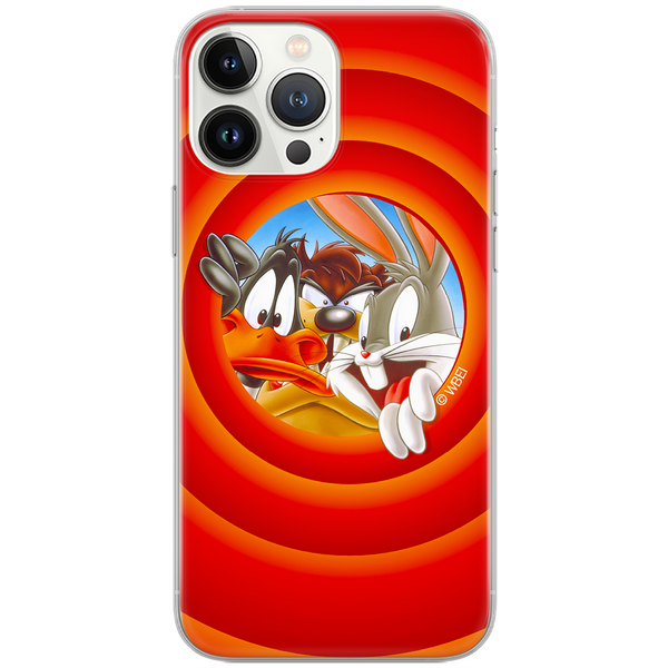 Etui Looney Tunes 002 Looney Tunes Nadruk pełny Pomarańczowy