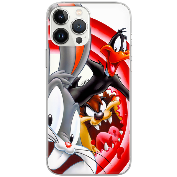 Etui Looney Tunes 006 Looney Tunes Nadruk częściowy Przeźroczysty