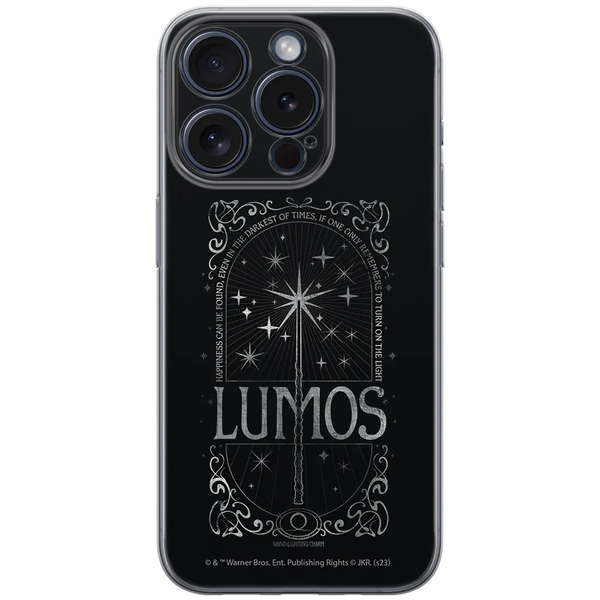 Etui Lumos 001 Harry Potter Nadruk pełny Czarny