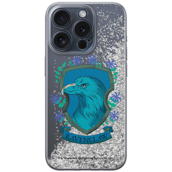 Etui Ravenclaw 002 Harry Potter Płynny brokat Srebrny