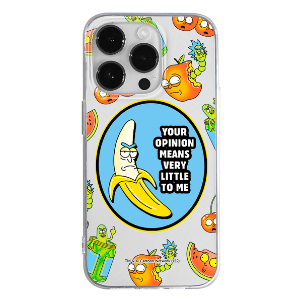 Etui Rick i Morty 009 Rick and Morty Nadruk częściowy Przeźroczysty