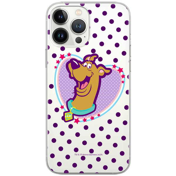 Etui Scooby Doo 005 Scooby Doo Nadruk częściowy Przeźroczysty