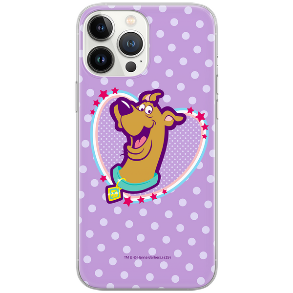 Etui Scooby Doo 005 Scooby Doo Nadruk pełny Fioletowy